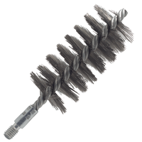 Escova de Aço Tubular 160mm 6.5/16 Rosca 1/2 Industrial