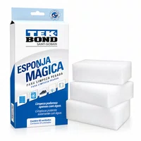 Esponja Magica Tekbond Limpeza Pesada Doméstica 3 Unidades