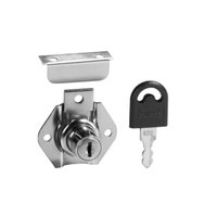 Fechadura P/ Gaveta com Batente 17 X 31mm Niquelado - Hardt