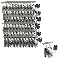 Fechadura p/ Porta de Correr 19 X 22mm Cromado 60 Unidade