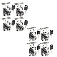 Fechadura p/ Porta de Correr 19 X 22mm Cromado 8 Unidade