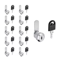 Fechadura para Moveis Aço 19X20mm Segredo Único Hardt 10 Und