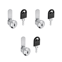 Fechadura Para Moveis de Aço 19 X 20mm Hardt 3 Unidade