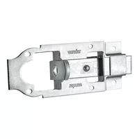 Ferrolho Chato 4 Polegadas Zincado com Porta Cadeado Vonder