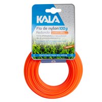Fio de Nylon Redondo 2.0mm 100gr para Cortador de Grama Kala