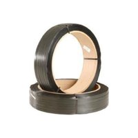 Fita Cinta de Arquear Plastica Preta 16mm 10 Kg 830 Mts