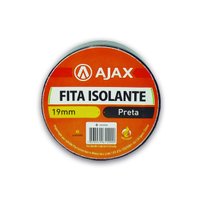 Fita Isolante Preta Antichamas 19mm X 10 Metros com 10 Rolos Ajax