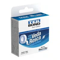Fita Veda Rosca Branca 18mm X 25m Tekbond