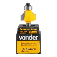 Fresa Metal Duro Quebra Canto com Rolamento 18mm Vonder