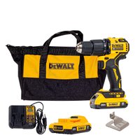 Furadeira de Impacto 20v Maleta 2 Baterias Dcd709d2 Dewalt