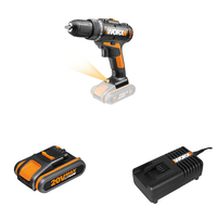 Furadeira Parafusadeira 20v + Bateria + Carregador 16 a 20V