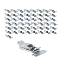 Grampos Fecho Rápido Trava Pressão FE/E8 Zincado 50 Unidades