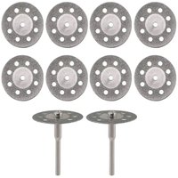 Jogo 10 Mini Discos Diamantados 30mm Corte Micro Retifica