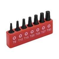 Jogo Bit Torx 7 Peças 1/4 X 25mm Worker