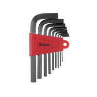 Jogo Chave Allen Curta 9 Peças 1,5mm a 10,0mm Aço - Mtx