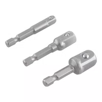 Jogo de Adaptadores para Soquetes com Haste 1/4 Vonder