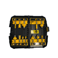 Jogo de Fresa para Madeira Haste 8mm com 12 Peças Dewalt