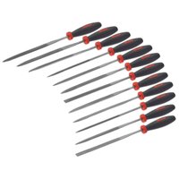 Jogo de Lima Agulha com Cabo com 12 Peças Worker