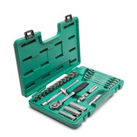 Jogo de Soquetes Estriado 1/2 com 18 Peças St09203sj Sata