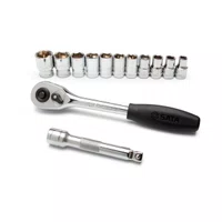 Jogo de Soquetes Sextavado 1/2 com 13 Peças St09525g Sata