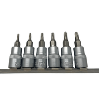 Jogo de Soquetes Torx Encaixe Sextavado 3/8 com 6 Peças Vip