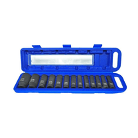 Jogo Soquete de Impacto 13 Peças Encaixe 1/2 10 Á 32mm Pdr