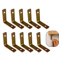 Kit 10 Cantoneira L Móveis 1 X 1 Pol. Multiuso Bicromatizada