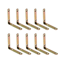 Cantoneira L Para Móveis 2.1/2 X 2.1/2 Pol Multiuso 10 Und