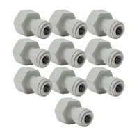 Kit 10 Conexão Engate Rápido Rosca Bsp Femea 3/8 X 5/8 Dmfit