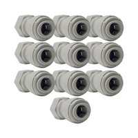 Kit 10 Conexão Engate Rápido Rosca Npt Fêmea 1/4 X 3/8 Dmfit