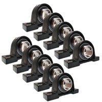 Kit 10 Mancal Pedestal c/ Rolamento Ucp210 Ucp 210 Eixo 50mm