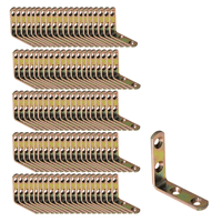 Cantoneira L Para Móveis 1.1/2 X 1.1/2 Pol Multiuso 100 Und
