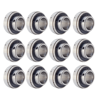Kit 12 Rolamento P/ Mancal UC 207-20 - 1.1/4 - 31,75mm Skf
