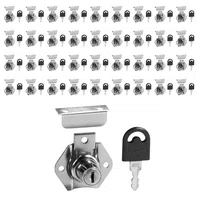 Kit 150 Fechadura Segredo Unico Gaveta com Batente 17 X 31mm