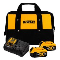 Kit 2 Baterias 20v 5ah Carregador Bolsa Dcb205c2k-br Dewalt