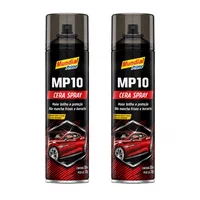 Kit 2 Cera Automotiva Spray Mp10 300ml Brilho Intenso Carro