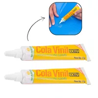 Kit 2 Cola Vinil 17g para Lona Piscina Barraca Pvc Brascola