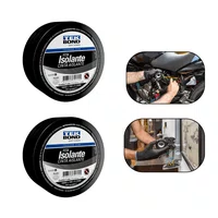 Kit 2 Fita Isolante Preta 19mm X 10 Metros Uso Geral Tekbond