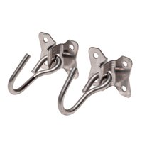 Kit 2 Gancho Para Rede 50 X 141mm Parafusar Fca