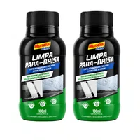 Kit 2 Limpa Para-brisa 100ml Automotivo Visibilidade Máxima