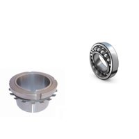 Kit 2 Rolamento 1209 KC3 + 2 Bucha Para Rolamento H209