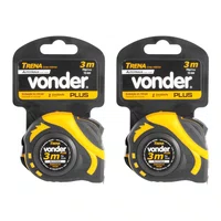 Kit 2 Trena Curta de Aço com Autotrava 3m X 16mm Vonder Plus