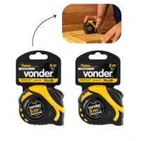 Kit 2 Trena Curta de Aço com Autotrava 5m X 19mm Vonder Plus