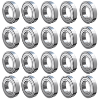 Kit 20 Rolamento 6204 e 6205 ZZC3 10 Peças Cada Dmr