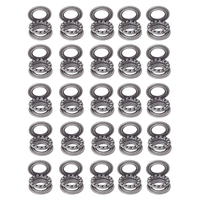 Kit 25 Rolamento 51107 Axial de Esferas 35x52x12 Encosto DMR