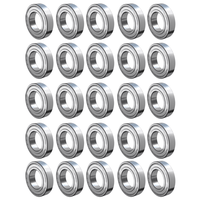 Kit 25 Rolamentos 6004 ZZC3 20x42x12 Radial Nis