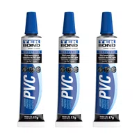 Kit 3 Adesivo Plastico Cola para Tubo Pvc 17 Gr Tekbond