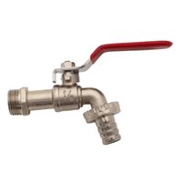 Kit 3 Torneiras de Jardim de Metal 1/2" com Alavanca