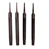 Kit 4 Lima Mecânica Meia Cana sem Cabo 2 Murça e 2 Bastarda Starrett