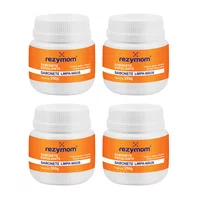 Kit 4 Sabonete Esfoliante Limpa Mãos Laranja 250gr Rezymom